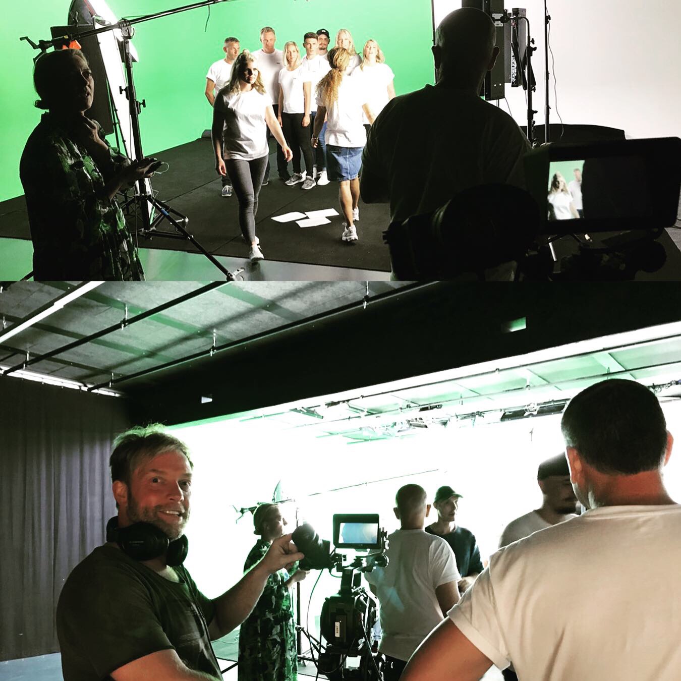 Behind the scenes - filmhold på location optagelse