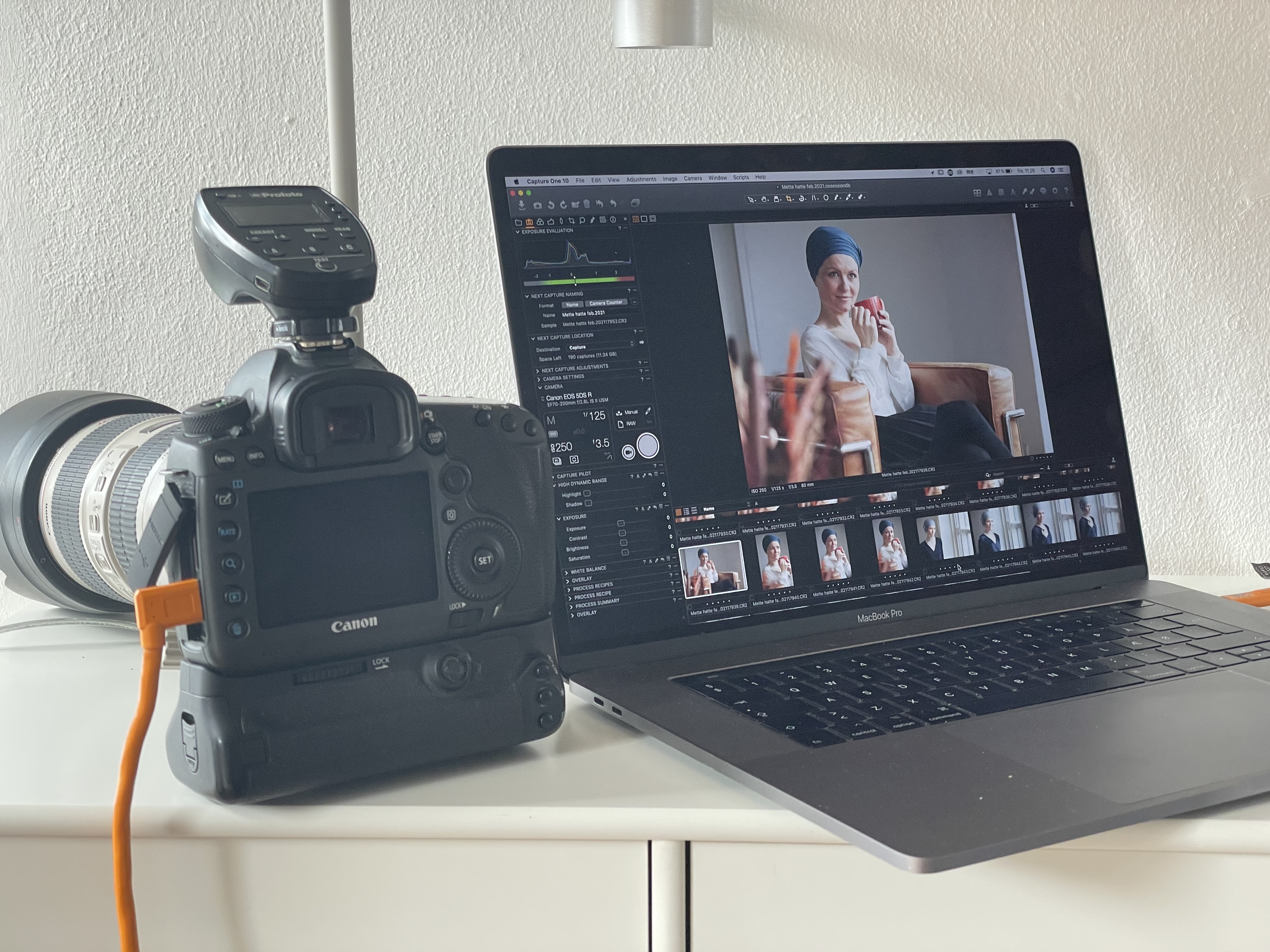 Behind the scenes - sportsfotografering action