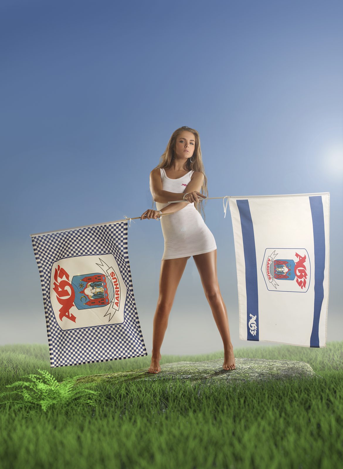 Reklamefoto - AGF Fodbold Marseillaise merchandise kampagne